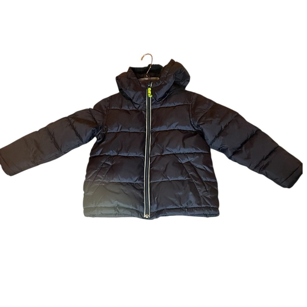 JCrew for Kids Navy Hooded Quilted Puffer Poly filled coat, size S (ages 6-7yrs)